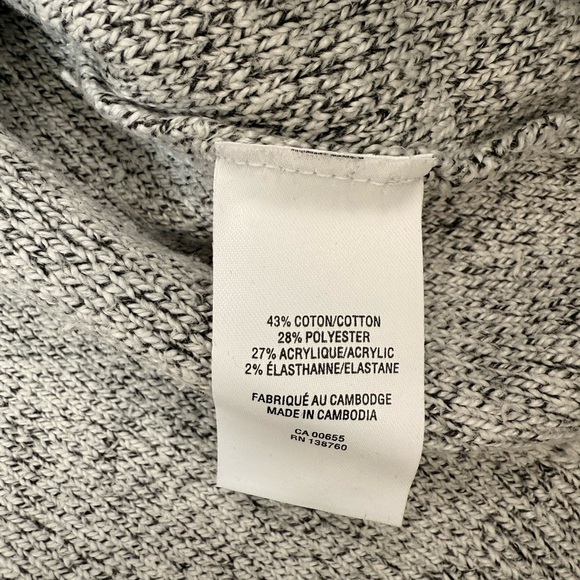 3/$30 - REITMANS Gray Cable Knit Sweater - Picture 3 of 5